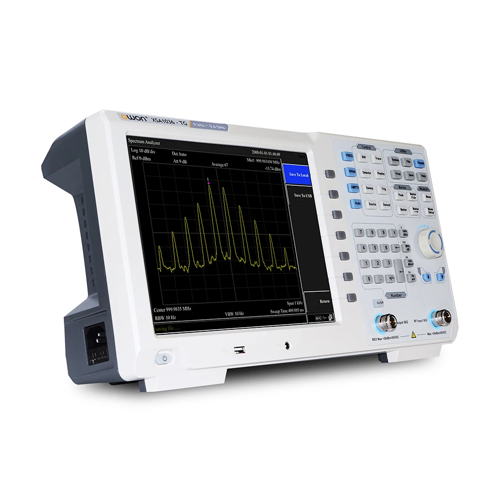 Цифровой анализатор спектра OWON XSA1015TG 10 Гц с ЖК дисплеем 4 дюйма|Осциллографы| |