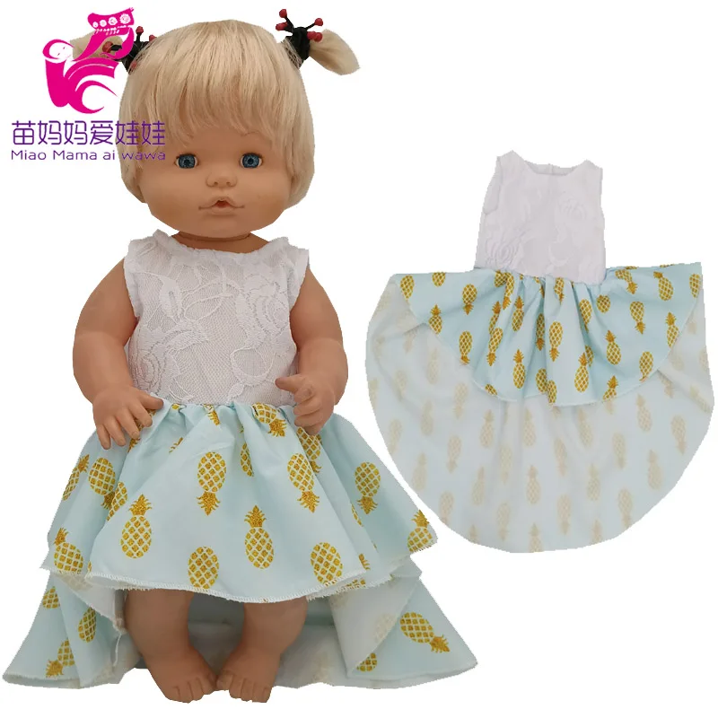 

40 см, кукла Nenuco, летнее платье, 17 дюймов, Детская кукла, одежда, костюмы, детские подарки на день рождения