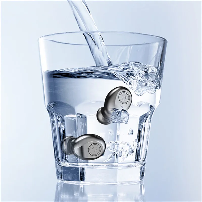 Бинауральные F9 Bluetooth 5 0 графеновые наушники вкладыши стерео цифровой дисплей