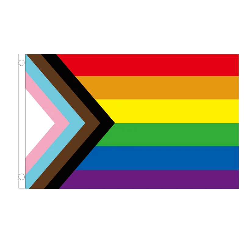 

xvggdg Bisexual Pride Flag LGBT 90*150cm Gay rainbow Progress Pride flag