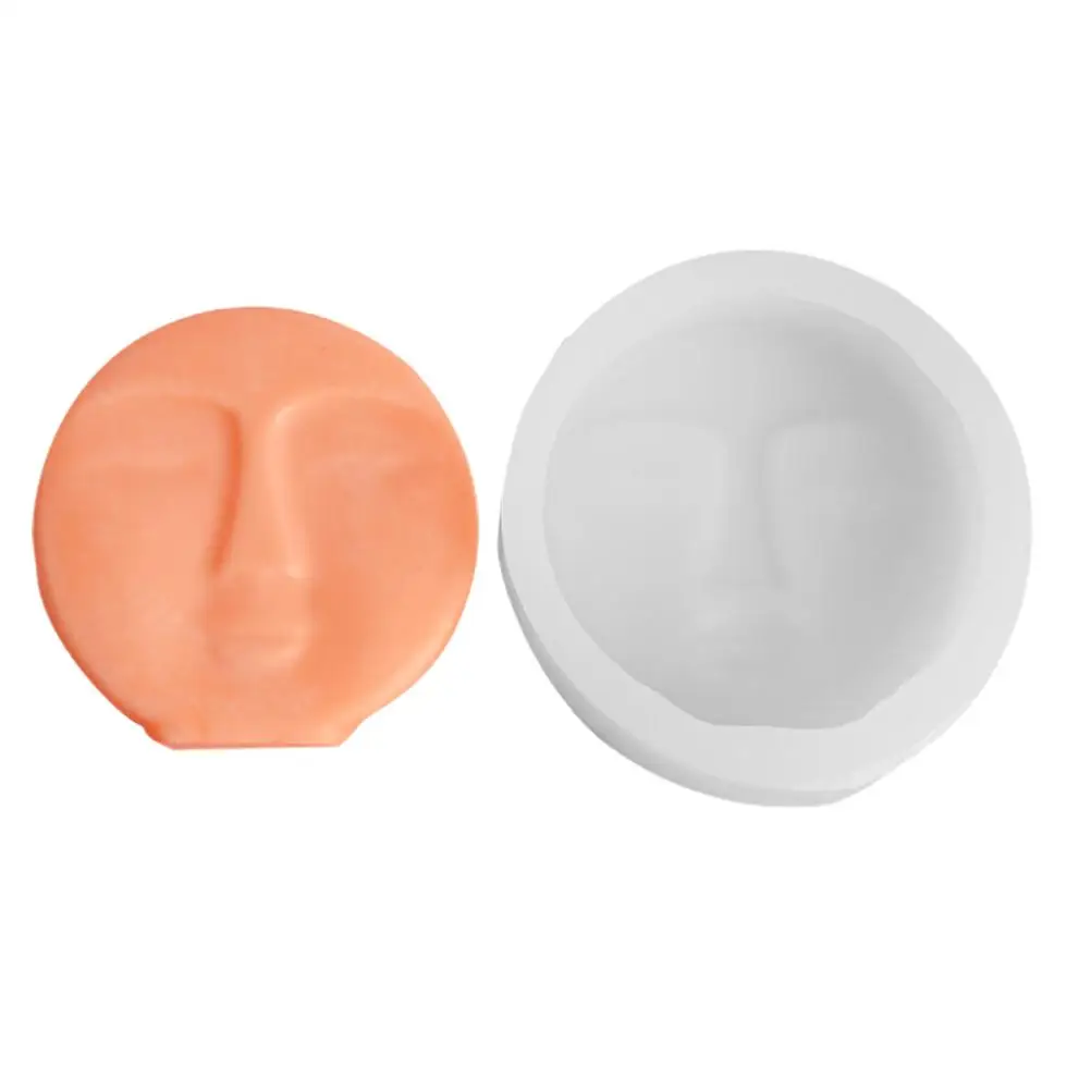 

DIY Abstract Human Face Silicone Mold Candle Mold Fragrance Candle mould Craft Handmade Polymer Clay Wax Crayon Decoration Tools