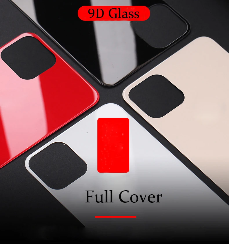 Для iPhone 11 Pro Max защитная пленка из закаленного стекла на заднюю панель для iPhone Xs Max XR XS 7 8 6 6S Plus