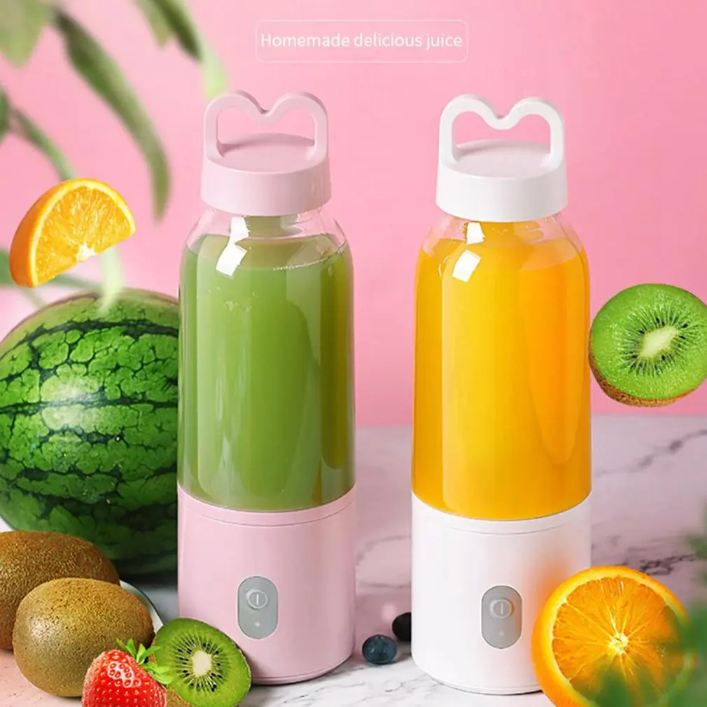 

2021 500ML 4000mAh Vitamin Portable Smoothie Blender Mini USB Mixer Electric Juicer Charging Vitamer Fruit Juicer