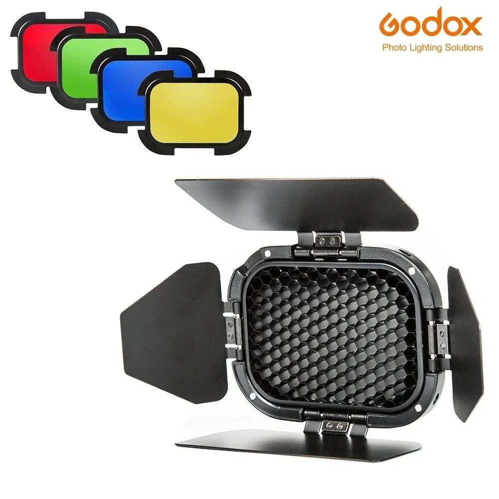 Дверь сарая с сотовой решеткой GODOX BD-07 для Witstro AD200 AD200Pro Pro