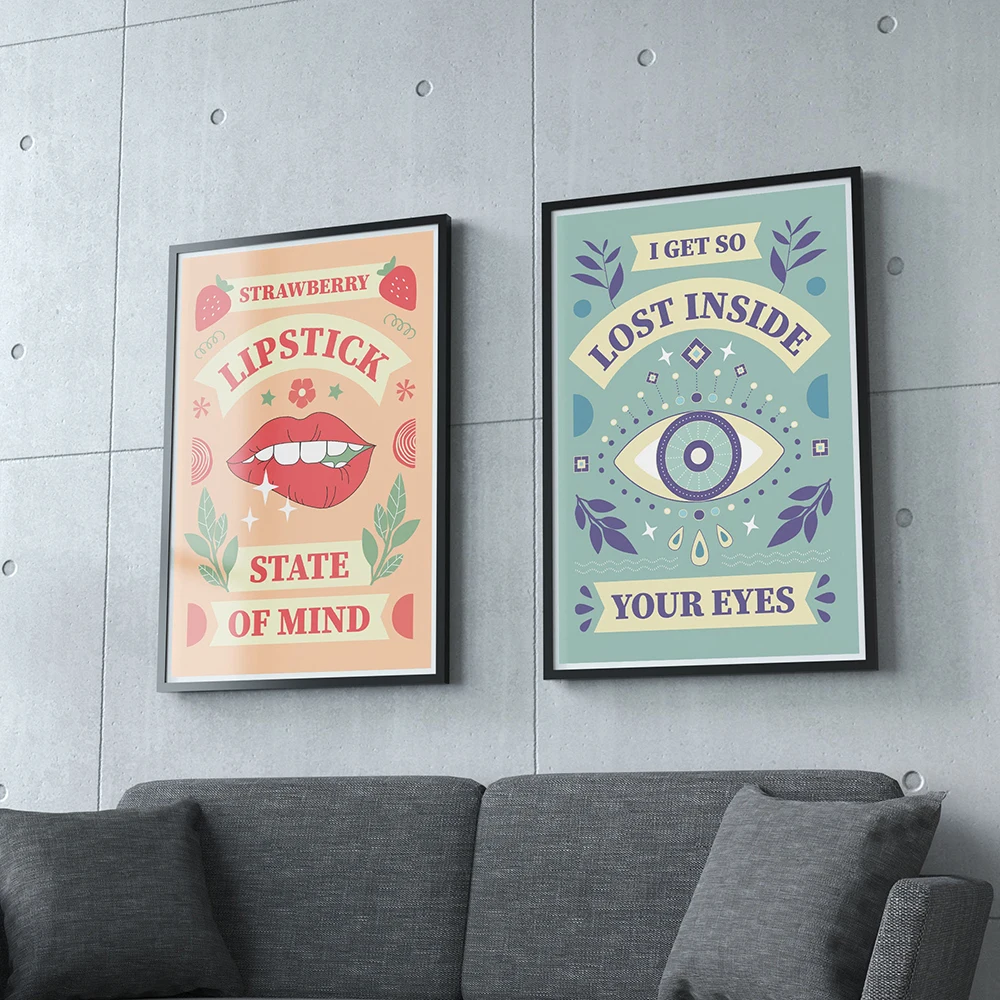 Постеры и принты в стиле бохо картины на холсте с изображением тонких линий