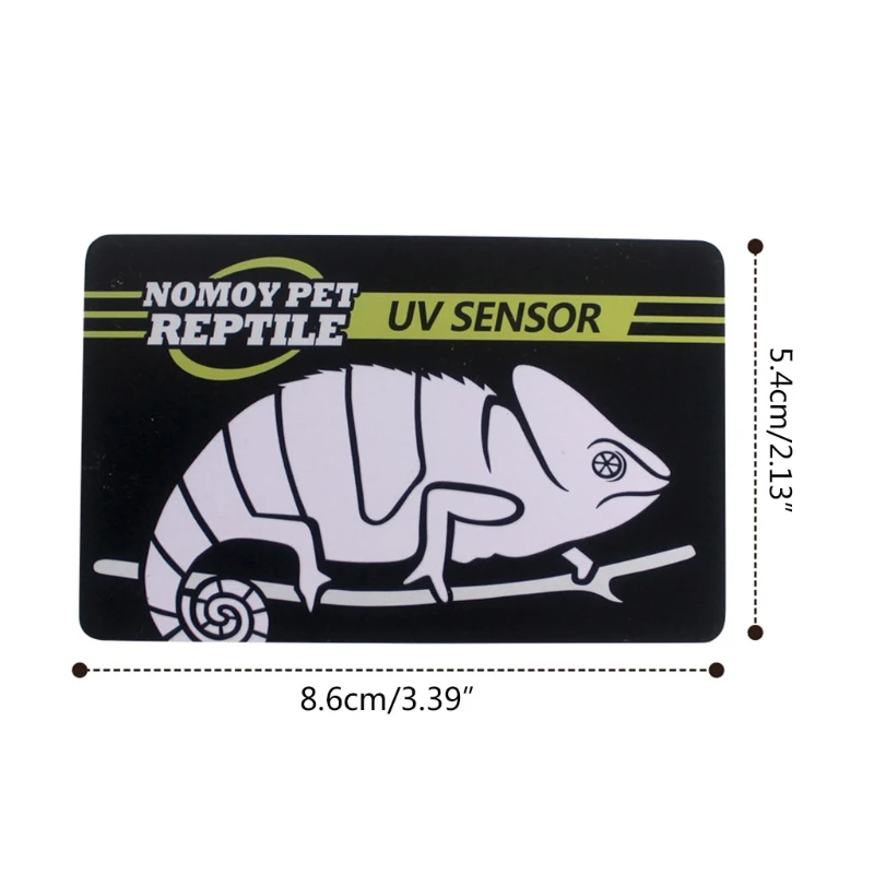 

Reptile UVB Light Lamp Bulb Test Card UV Tests Paper Reptiles Terrarium Lamp Life Effective Tester Meter Pet Supplies