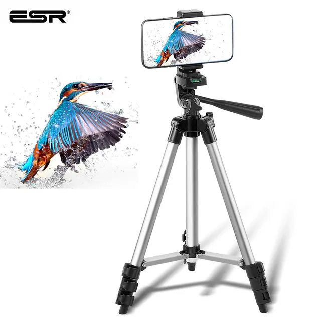  ESR Camera Tripod Phone Stand Holder Lightweight Aluminum Alloy Mini Camera Tripod Stand for Canon Nikon Sony Digital Camera