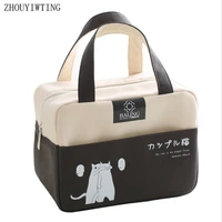 cartoon lunch bags for women and kids thermal insulated bento cooler picnic tote portable container school food storage cases