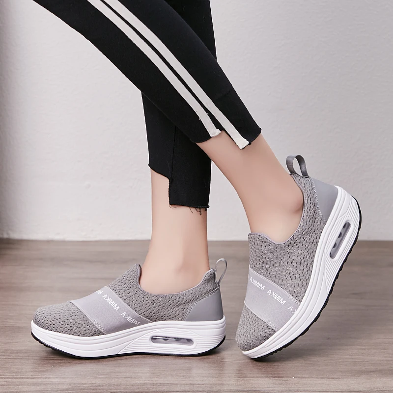 Для женщин Тонизирующая обувь визуально увеличивающая рост Дорожная Спортивная