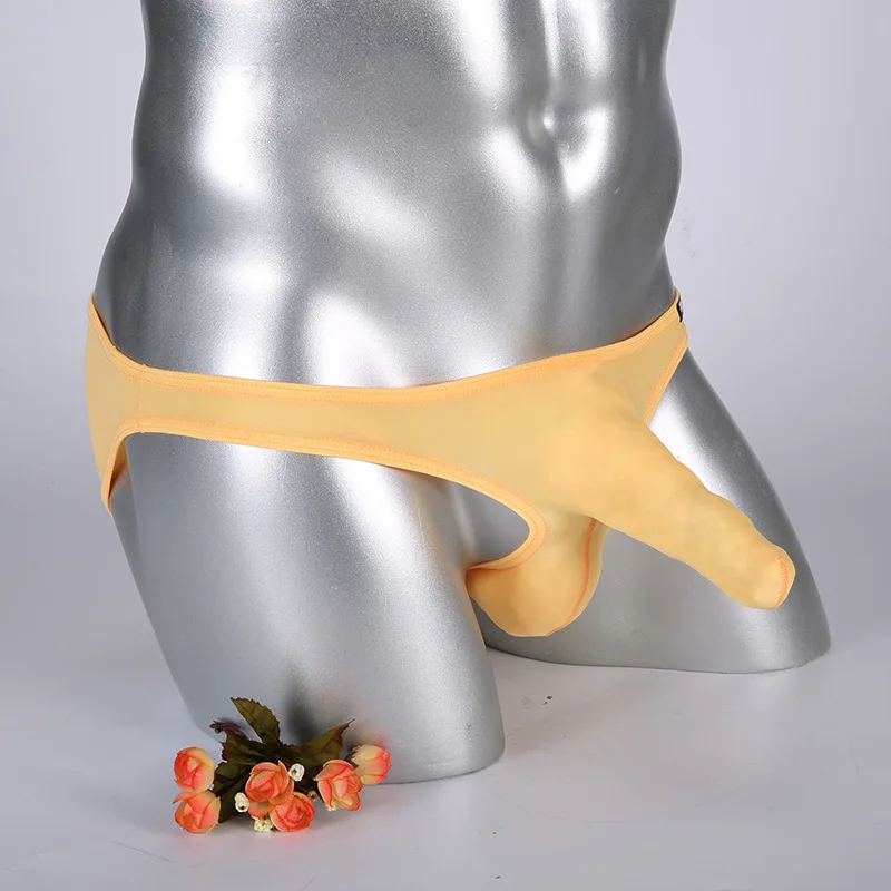 Нижнее белье мужское бесшовное пикантное нижнее из вискозы со слоном с мешочком