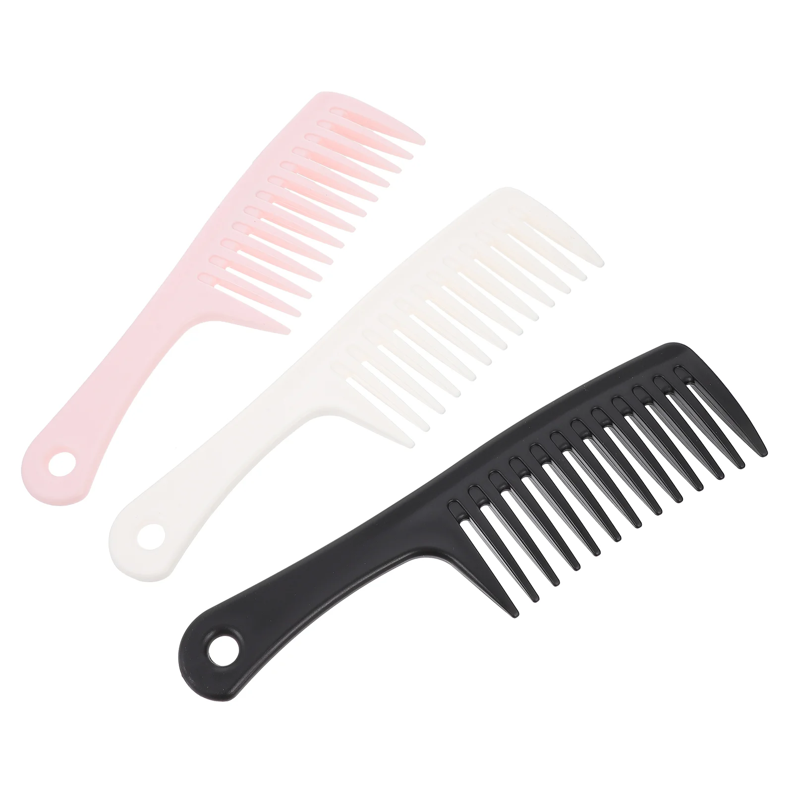 

3pcs Hairdressing Comb Wide Tooth Comb Smooth Hair Comb Hair Stylish Comb