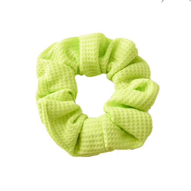 New-Green Модные полосатые Большие резинки для волос для женщин аксессуары для волос для взрослых людей эластичные резинки для волос хвост обруч резинки для волос конский хвост держатель - Цвет: New-Green