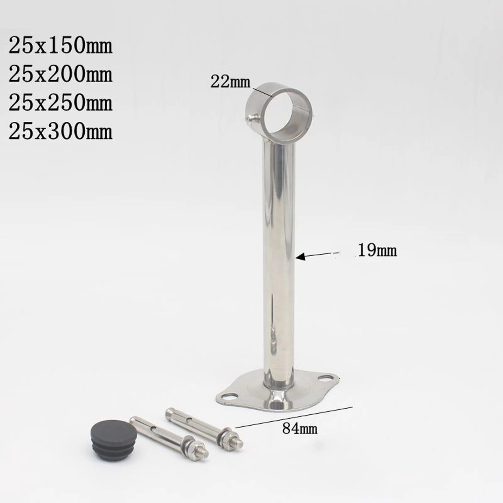 DRELD 2 шт. шкаф фланец Базовая направляющая Поддержка кронштейн Нержавеющая сталь