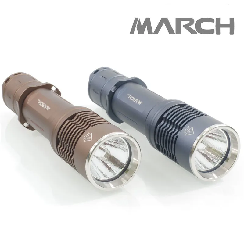 March K8S Cree XHP50.2 Luminus SST40 18650 21700 мощный светодиодный фонарик с контролем температуры