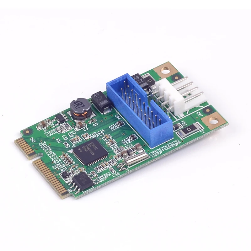 Мини PCI express USB адаптер Mini e на 2 порта 3 карты PCIe USB3.0 конвертер с кабелем|Платы