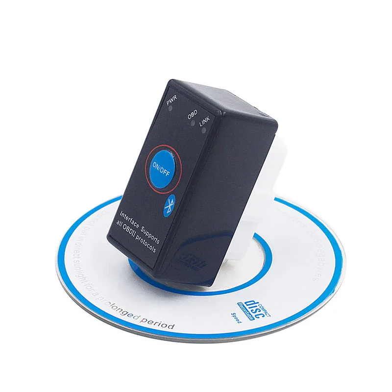 Супер Мини ELM327 Bluetooth ELM 327 выключатель питания V2.1 Кнопка ВКЛ/ВЫКЛ OBD2 автомобильный