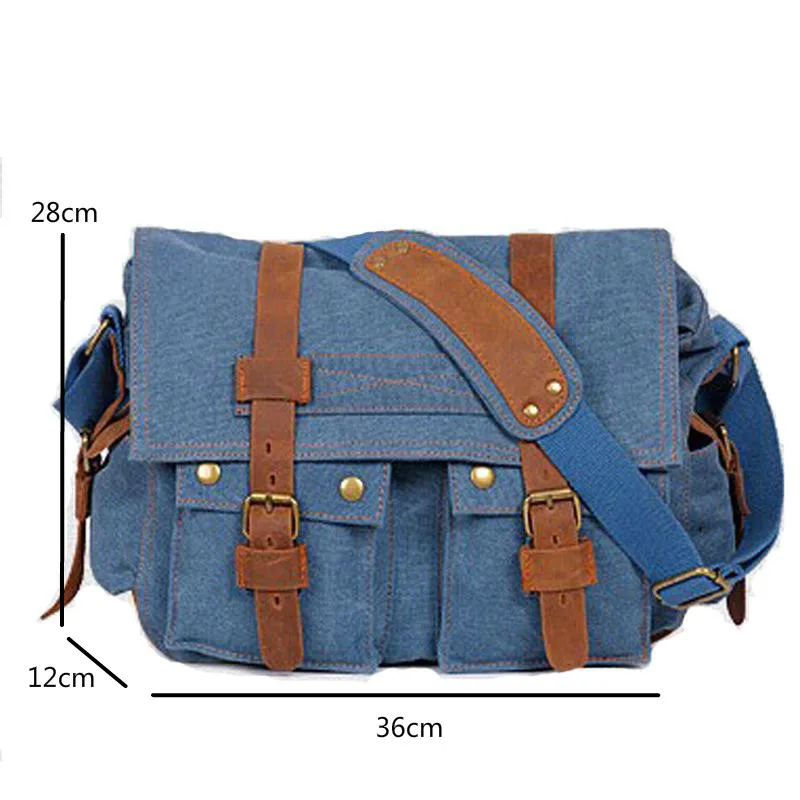 

YourSeason Vintage Men Canvas Bag 2021 Large Capacity Messenger Casual Male Ourdoor Travel Shoulder Bags
