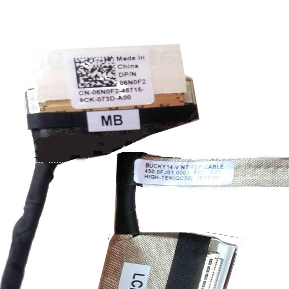 LCD LVDS видеокабель для Dell 14 5481 BUCKY14 NT EDP разъемы CN-06N0F2 6N0F2 450.0FJ01.0001 30pin компонент в