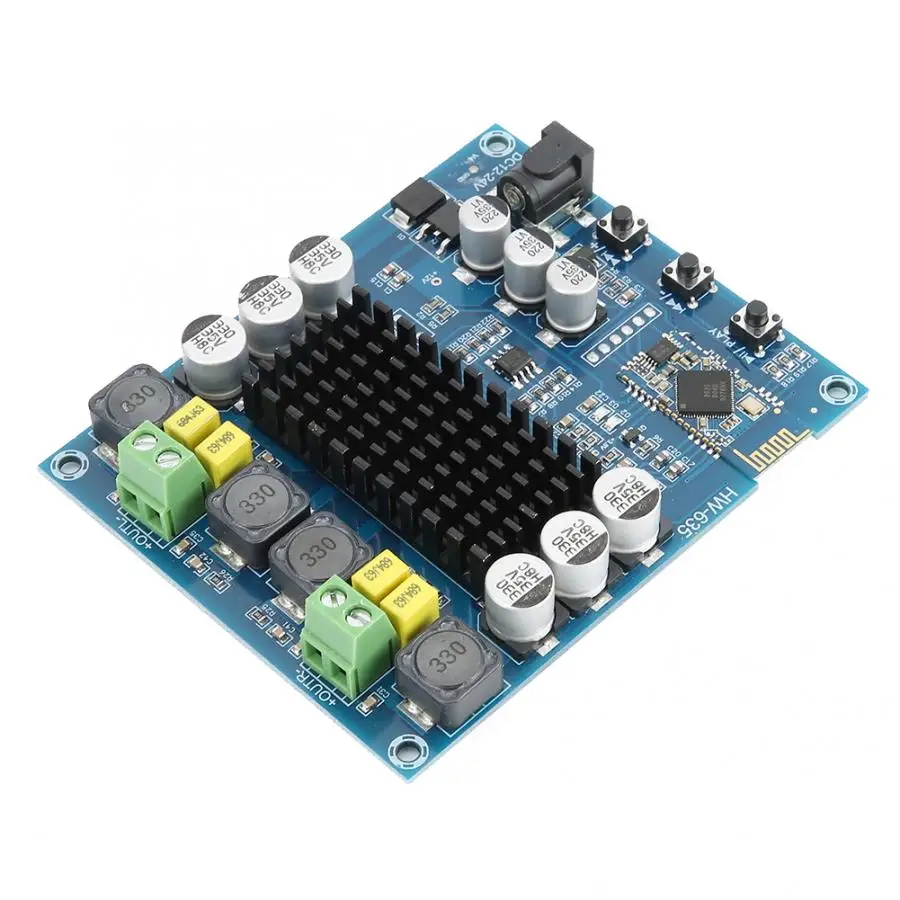 Bluetooth усилитель двойной звуковой канал 120 Вт цифровой аудио мощности плата модуля