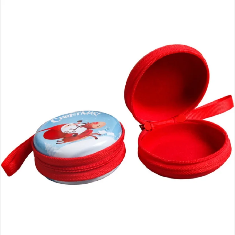 

Mini Gifts Box Creative Sealed Jar Christmas Coin Storage Cans Earrings Headphones Storage box Baroque YB090M6