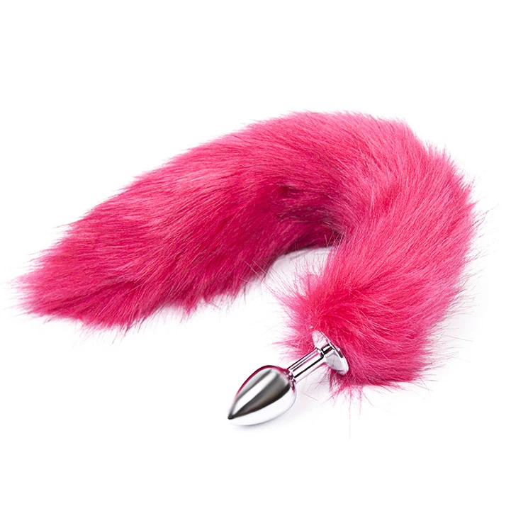 Металл + перо анальные игрушки Косплей Фетиш Фэнтези Анальная пробка влагалище