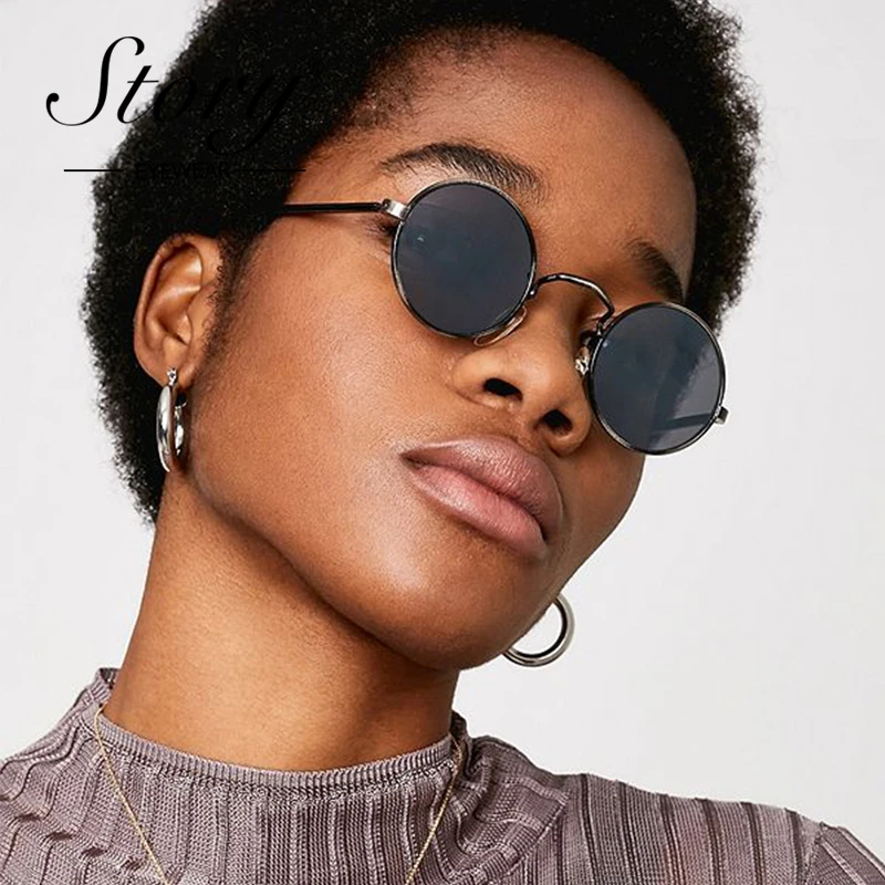 Винтажные Круглые Солнцезащитные очки ST471 в стиле ретро женские брендовые