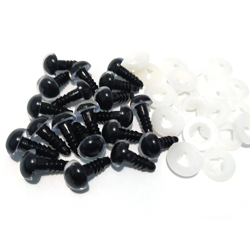 

20PCS Diy Doll Craft Eyes Shinning Plastic Doll Eyes DIY For Plush Bear Stuffed Toys Animal Puppet Dolls