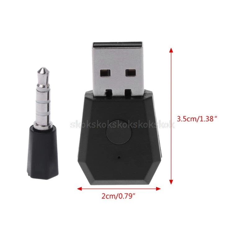 

USB Adapter Bluetooth Transmitter For PS4 Playstation Bluetooth 4.0 Headsets Receiver Headphone Dongle Au13 19 Droship