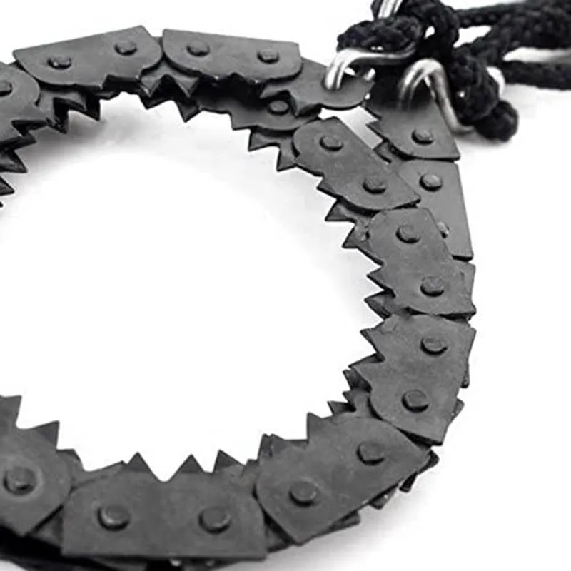 Металлическая цепная пила ручная карманная для экстренных ситуаций выживания