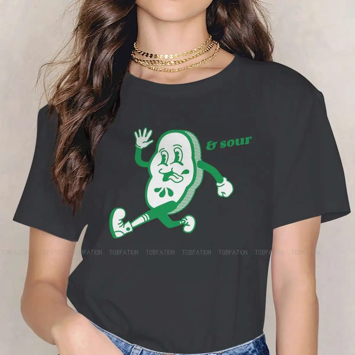 

Футболка женская хлопковая с надписью «Mr.Pickles», 5XL