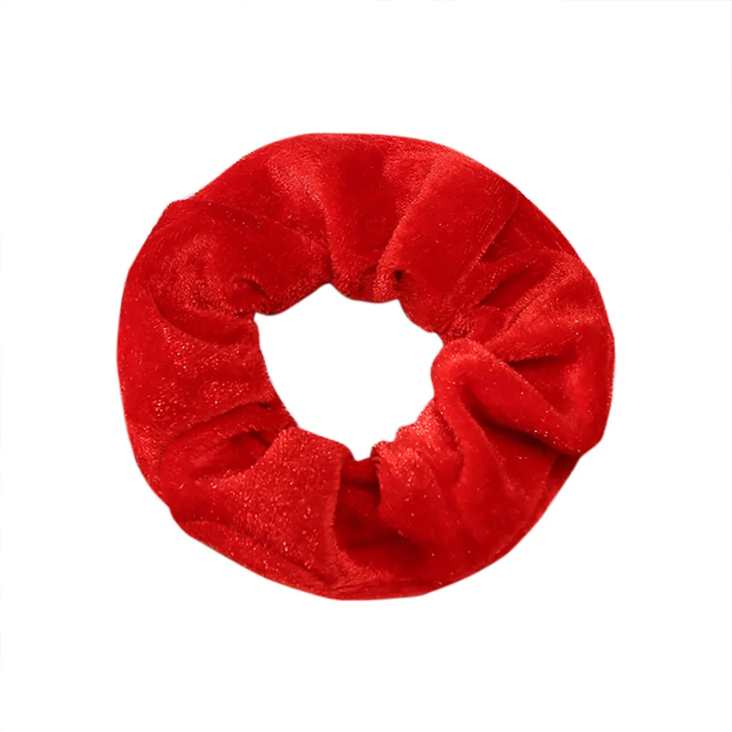 1 шт. Velluto Scrunchies Fasce Accessori Per Capelli Donne Ragazze Capelli Elastici Cravatta In Gomma anello corda per cape