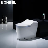 luxury smart one piece toilet s trap intelligent wc elongated remote controlled smart bidet toilet