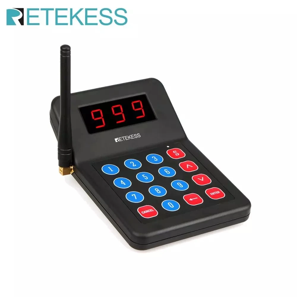1 шт. клавиатура для ресторана Retekess T119 пейджер Беспроводная система вызова кафе