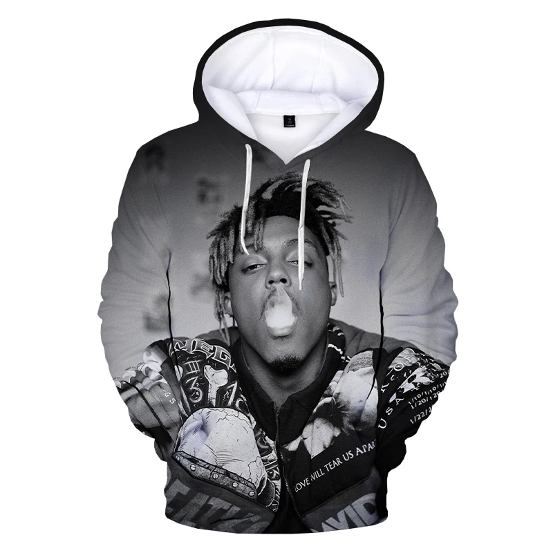 

Juice WRLD 3D Print Hoodie Sweatshirts Rapper Harajuku Streetwear Hip Hop Hoodies Men Women Autumn Fashion Casual Cool Pullover