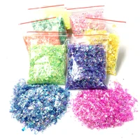 15g irregular shell candy paper sequin diy nail flakes colorful paillette glitter nail art sequins for 3d nail art decoration