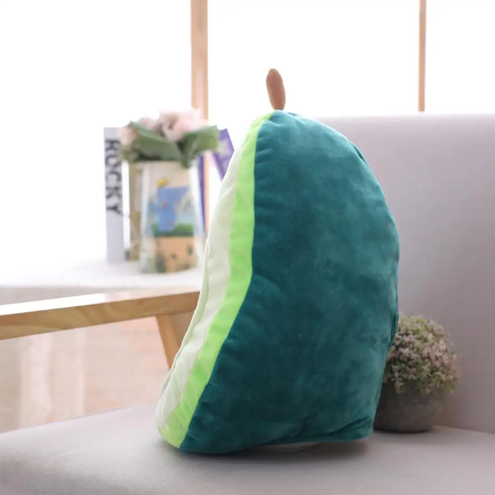 

Cartoon Avocado Headgear Plush Head Mask Funny Headgear Cute Doll Hat Photography Props For Halloween Party