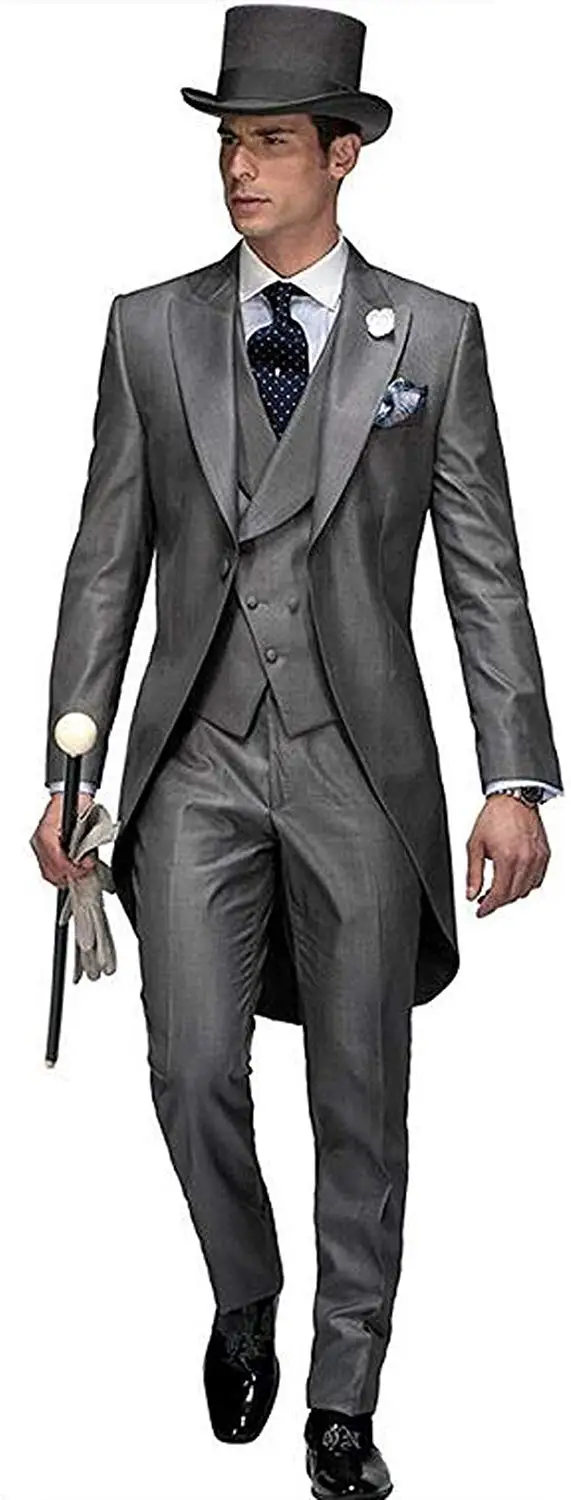 Мужской сценический костюм певицы на заказ пиковое пальто с лацканами для