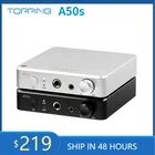 Балансные наушники Topping A50s усилитель предусилитель, односторонние, 6,35 мм, SE, усилитель для гарнитуры, балансный выход 4,4 мм, 20 Ом