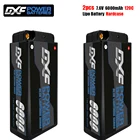 DXF короткие-Pack lipo Батарея 2S Lipo 7,6 V 6000 мАч, 120C с 5 мм пуля конкуренции для 110 багги