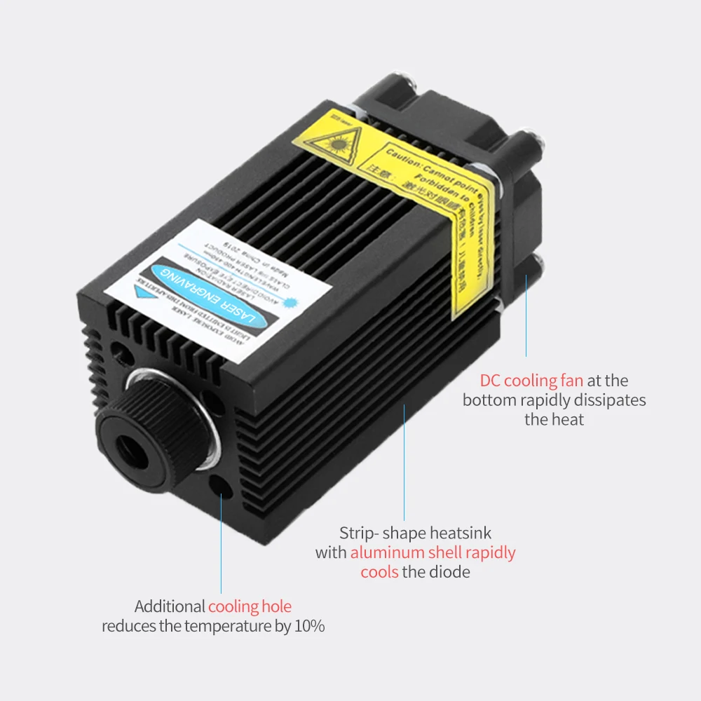 Детали для 3d-печати Creality лазерный модуль 12-24 В наборы гравировальных лазерных
