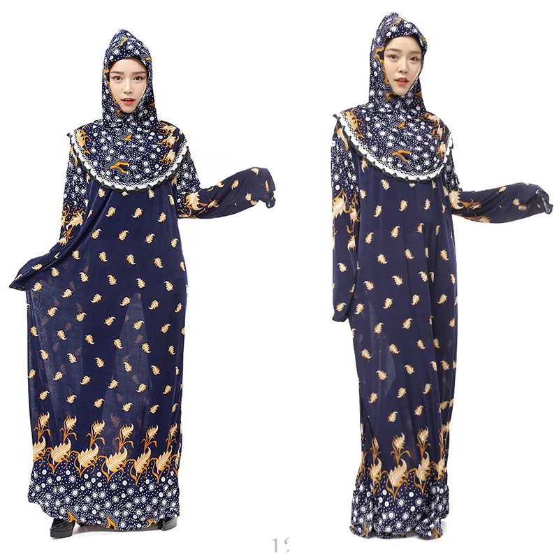 

Lace Flowers Pullover Prayer ISLAMIC Coordinates Muslim Costume