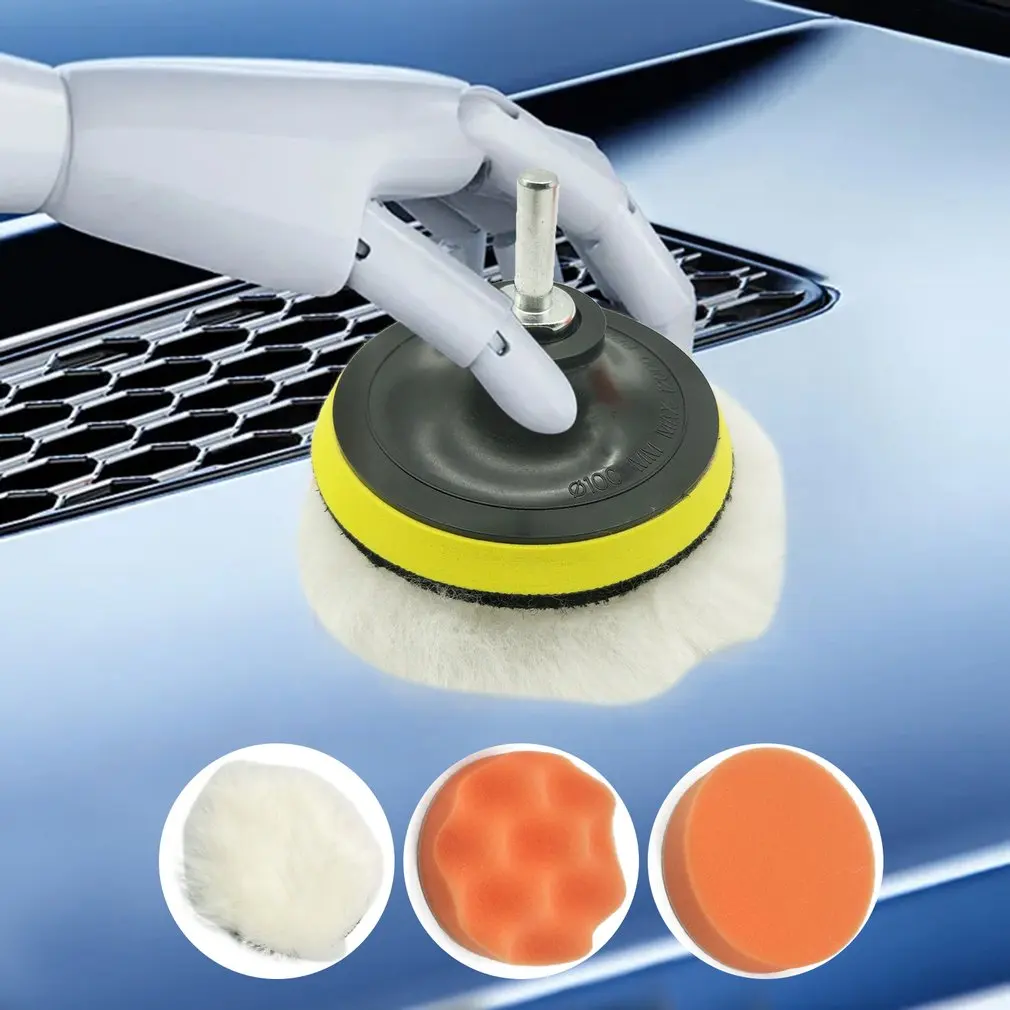 Набор подушек для полировки воском 5 шт./компл. 4 дюйма | Автомобили и мотоциклы