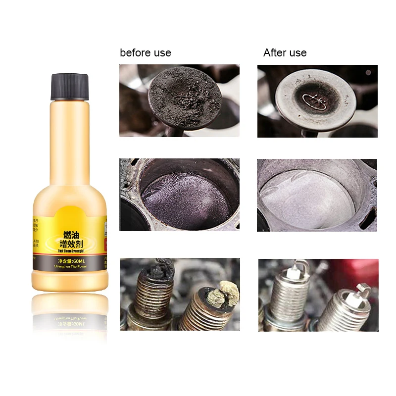 

60ml Automobile Fuel Efficiency Additives In Addition To Carbon Deposits Cleaning Agent Fuel-saving And Enhanced Power Car Wash