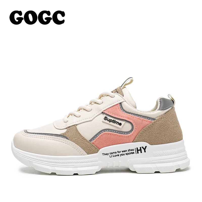 GOGC 2020 Women Shoes Platform Street Sneakers Spring Breathable Women's Chunky Lady Trainers FootwearG6808 | Обувь