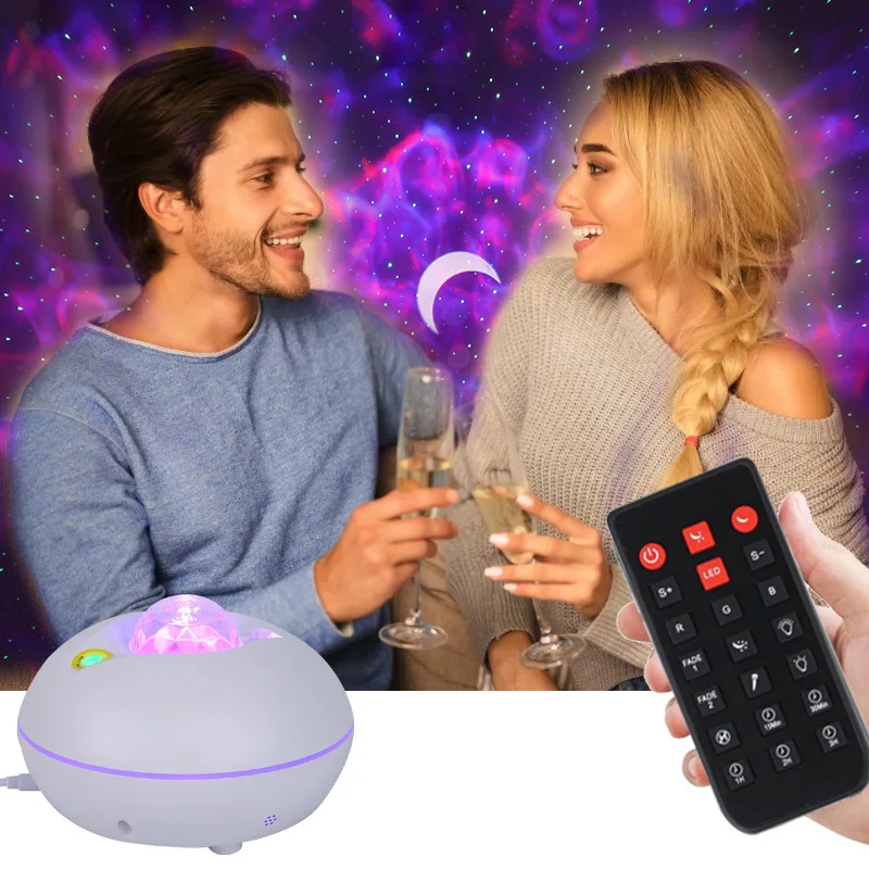 

1PC Usb Colorful Starry Sky Galaxy Projector Night Lights Child Player Star Light Romantic Projection Lamp Gifts Bedroom Decor