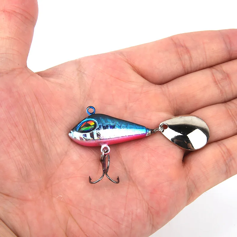 

Ardea skirt jig spoon 1pcs 62mm 23g Hook Rotate Swimbait Sequins trout Artificial Vibrations jigging Baitfishing Fishing Tackle