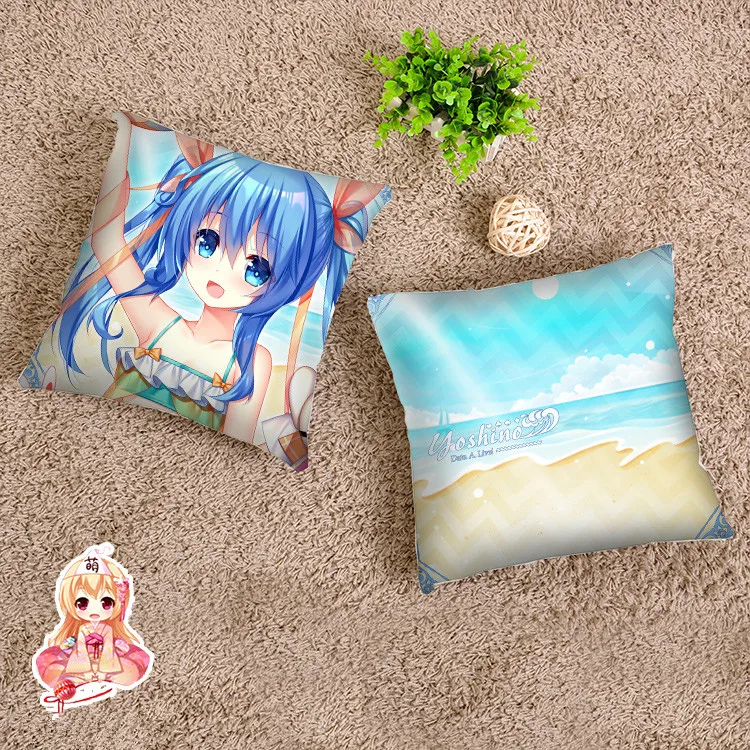 

DATE A LIVE Himekawa Yoshino Yatogami Tohka 40cm Soft Stuffed Toys Cushion Doll Birthday Christmas Gift