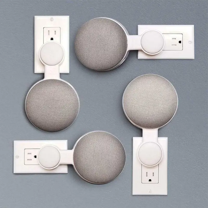 

Hot Sale Outlet Wall Mount Hanger Stand Speaker Holder for Google Home Mini Voice Assistant Home Kitchen Bathroom Supplies