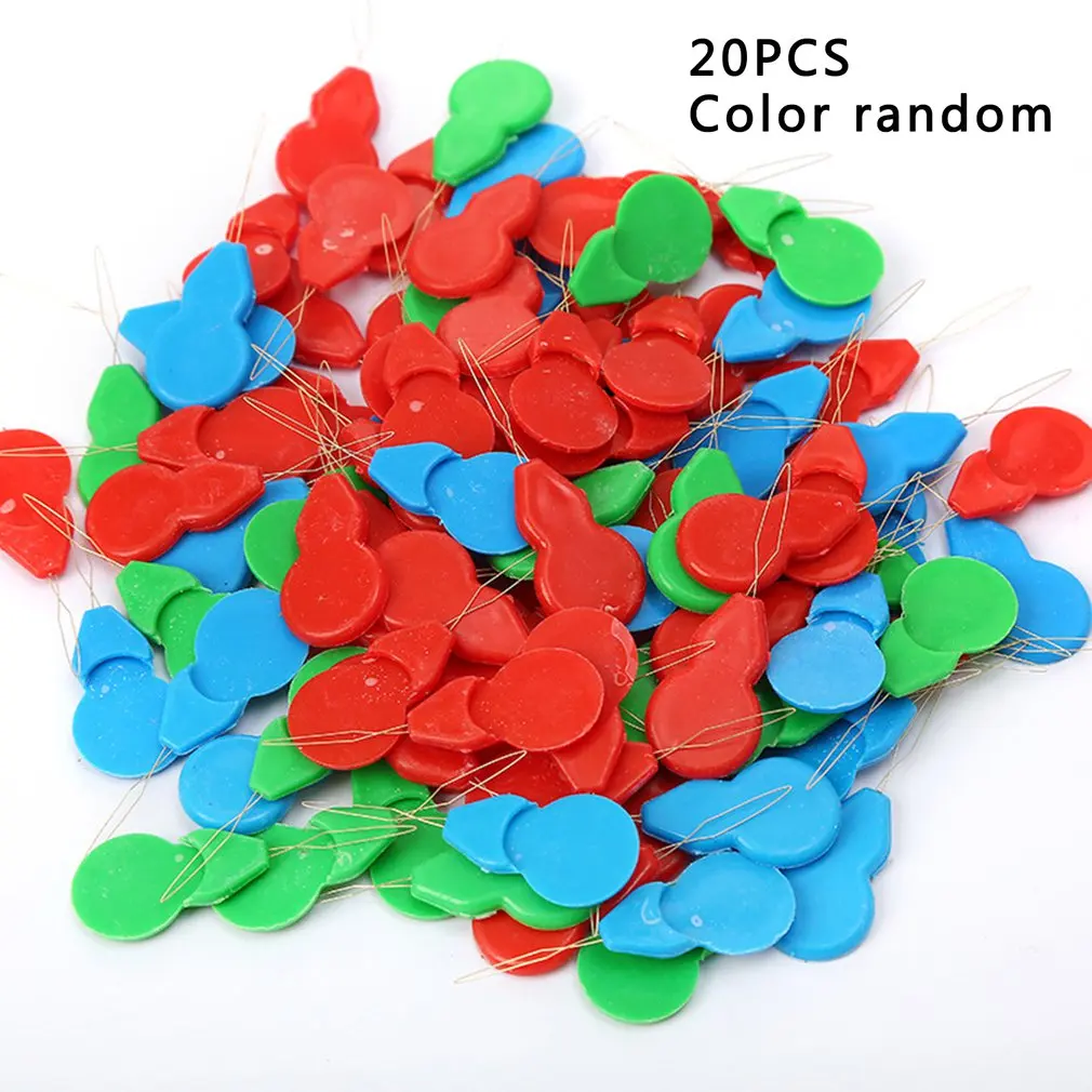 20 шт швейная стежка лук игла для проволоки Threader вставки бытовой инструмент