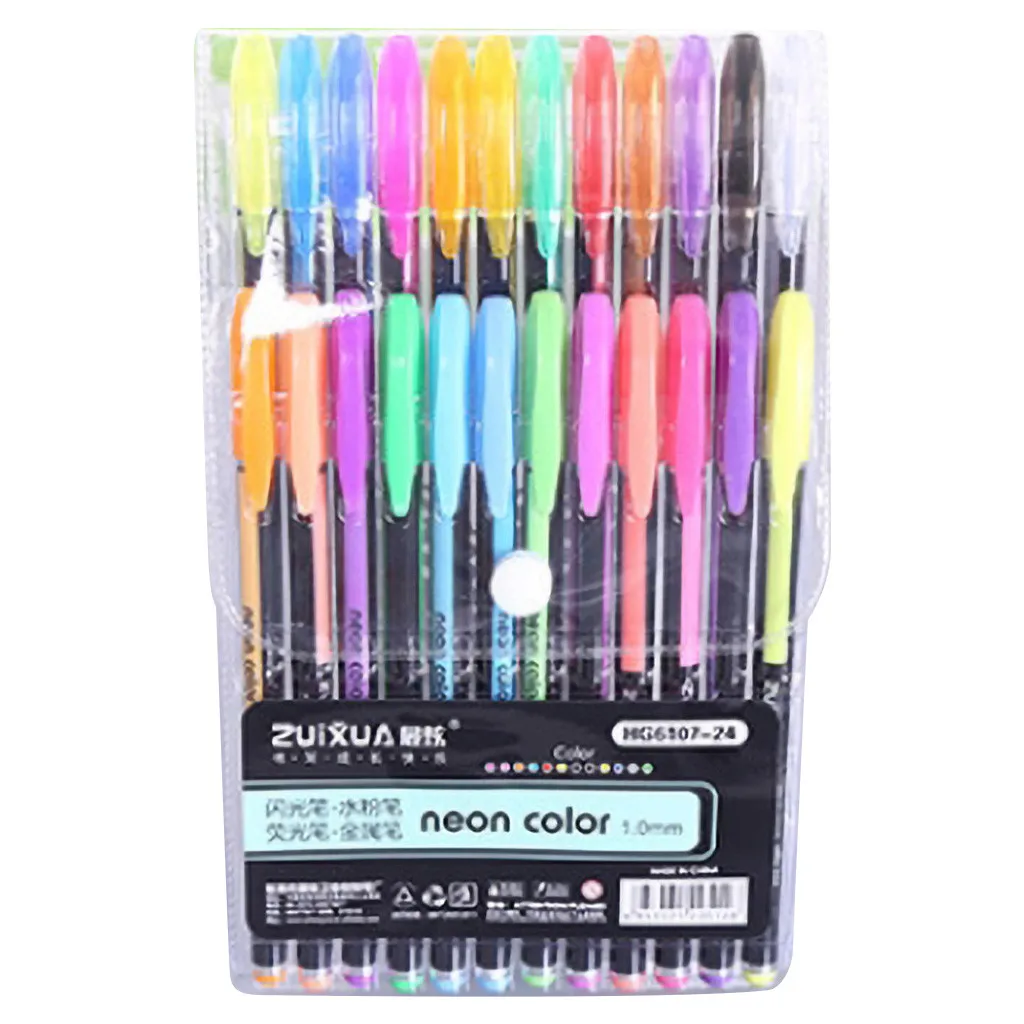 Лидер продаж 2020 года набор блестящих гелевых ручек маркеры для рисования